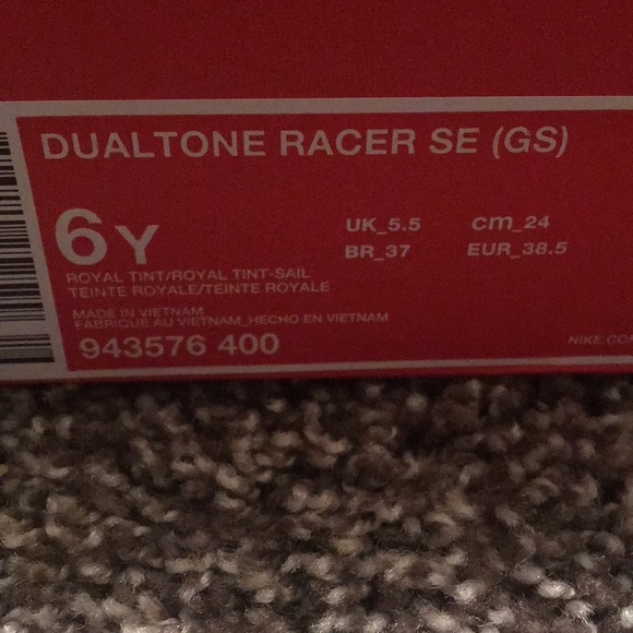 Nike Dualtone Racer 6 Youth, 7.5 Women’s Velvet - Picture 6 of 7